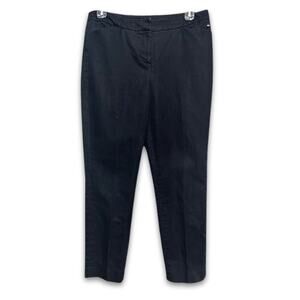 Halogen Career Dress Casual Pants Twill Fabric Convenient Pocket Black Women's 4